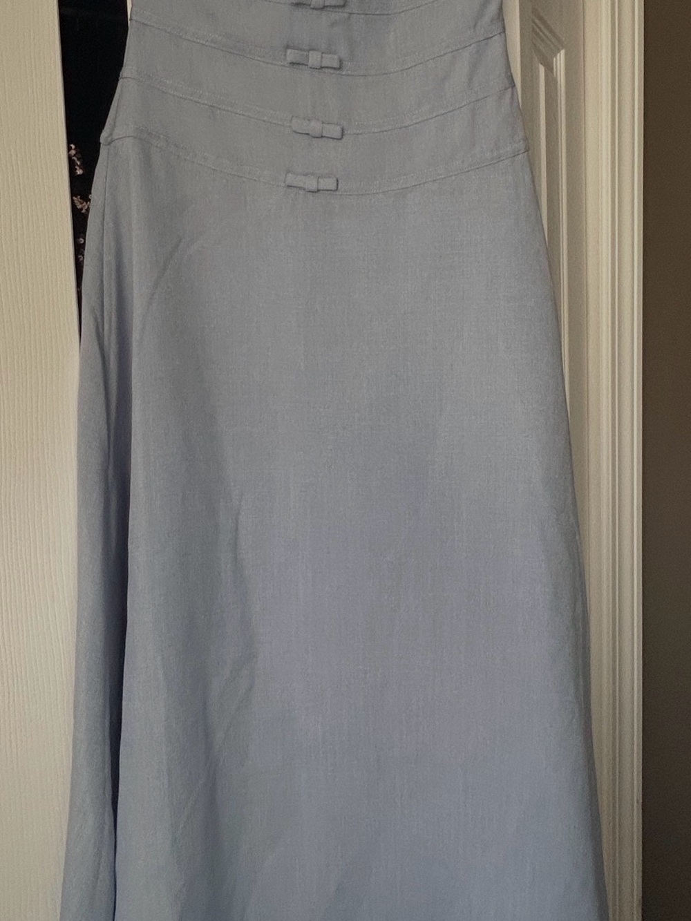 Altar'd State Light Blue Strapless Detail